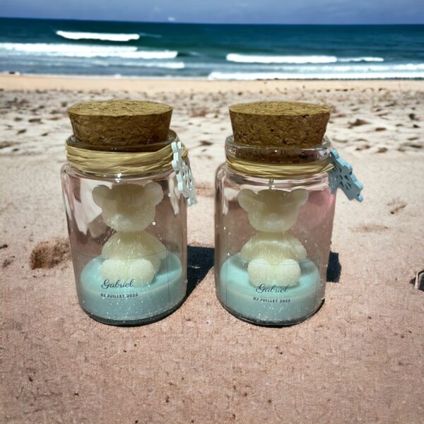Bougie Ourson (Baptême, baby shower..) – Image 3