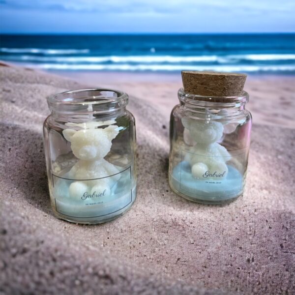 Bougie Ourson (Baptême, baby shower..) – Image 2