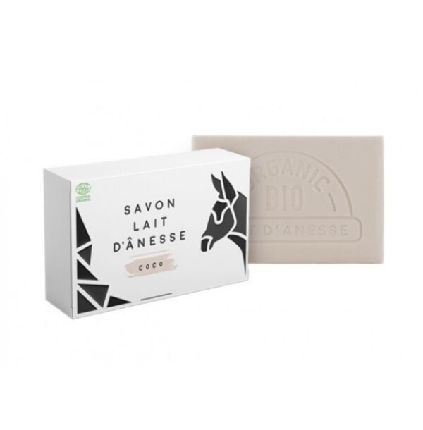 Savon BIO au lait d’ânesse parfum noix de coco