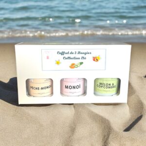 COFFRET ÉTÉ 3 bougies