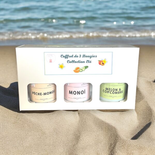 COFFRET ÉTÉ 3 bougies