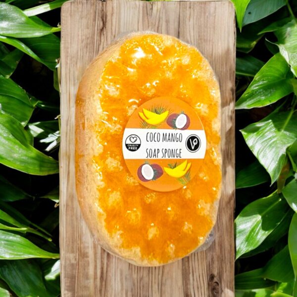 Savon éponge coco mango – Image 2
